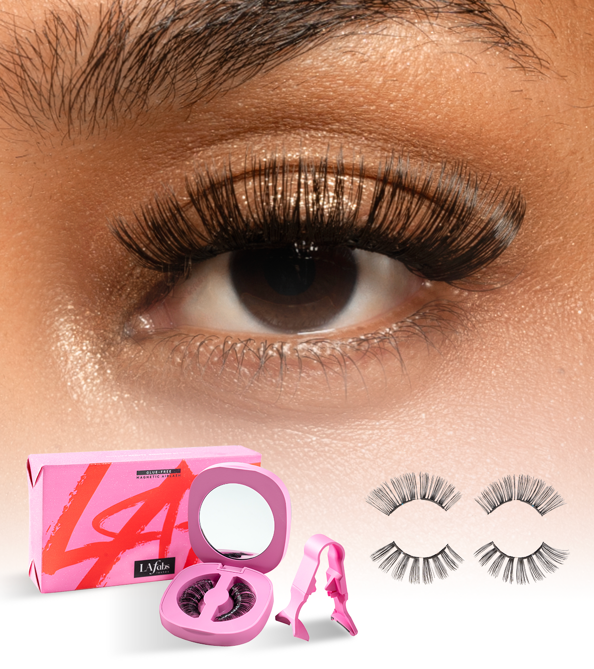 LAfabs R-SLM Soft Magnetic Eyelashes - Bold Style